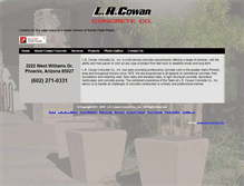 Tablet Screenshot of lrcowan.com